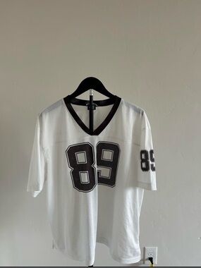 Mimosa 89 Mesh Football Jersey White Brown Size L